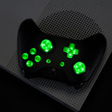 eXtremeRate Multi-Colors Luminated D-pad Thumbsticks Start Back ABXY Action Buttons (DTF) LED Kit for Xbox One Standard, Xbox One S X Controller 7 Colors 9 Modes Button Control - X1LED01