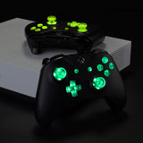 eXtremeRate Multi-Colors Luminated D-pad Thumbsticks Start Back ABXY Action Buttons (DTF) LED Kit for Xbox One Standard, Xbox One S X Controller 7 Colors 9 Modes Button Control - X1LED01