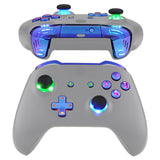eXtremeRate Chameleon Purple Blue Multi-Colors Luminated Dpad Thumbsticks Start Back ABXY Action Buttons, Classical Symbols Buttons DTFS (DTF 2.0) LED Kit for Xbox One S/X Controller - Controller NOT Included - X1LED05