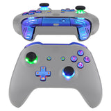 eXtremeRate Chameleon Purple Blue Multi-Colors Luminated Dpad Thumbsticks Start Back ABXY Action Buttons, Classical Symbols Buttons DTFS (DTF 2.0) LED Kit for Xbox One S/X Controller - Controller NOT Included - X1LED05