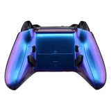 eXtremeRate Lofty Remappable Remap & Trigger Stop Kit, Redesigned Back Shell & Side Rails & Back Buttons & Trigger Lock for Xbox One S X Controller 1708 - Chameleon Purple Blue - X1RM005