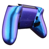 eXtremeRate Lofty Remappable Remap & Trigger Stop Kit, Redesigned Back Shell & Side Rails & Back Buttons & Trigger Lock for Xbox One S X Controller 1708 - Chameleon Purple Blue - X1RM005