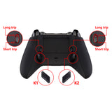eXtremeRate Black Lofty Remappable Remap & Trigger Stop Kit, Upgrade Boards & Redesigned Back Shell & Side Rails & Back Buttons & Trigger Lock for Xbox One S / X Controller Model 1708 - X1RM012