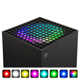 Playvital RGB LED Kit for Xbox Series X Console Fan Vent, 39 Effects DIY Decoration Accessories Flexible Tape Lights Strips Kit for Xbox Series X Console Fan with IR Remote - X3LED08