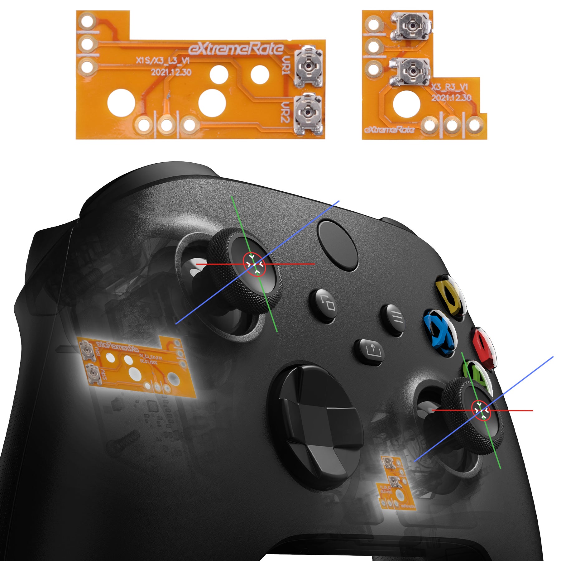 eXtremeRate Drifix Thumbsticks Drift Fix Repair Kit for Xbox