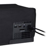 PlayVital Black Nylon Horizontal Dust Cover for Xbox Series X Console, Soft Neat Lining Dust Guard, Anti Scratch Waterproof Cover Sleeve for Xbox Series X Console - X3PJ008