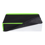 PlayVital Neon Green Trim Nylon Dust Cover for Xbox Series S Console, Soft Neat Lining Dust Guard, Anti Scratch Waterproof Cover Sleeve for Xbox Series S Console - X3PJ021
