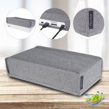 PlayVital Gray Nylon Dust Cover for Xbox Series S Console, Soft Neat Lining Dust Guard, Anti Scratch Waterproof Cover Sleeve for Xbox Series S Console - X3PJ022
