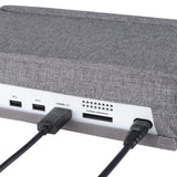 PlayVital Gray Nylon Dust Cover for Xbox Series S Console, Soft Neat Lining Dust Guard, Anti Scratch Waterproof Cover Sleeve for Xbox Series S Console - X3PJ022