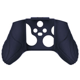 PlayVital Samurai Edition Midnight Blue Anti-slip Controller Grip Silicone Skin, Ergonomic Soft Rubber Protective Case Cover for Xbox Series S/X Controller with Black Thumb Stick Caps - WAX3003