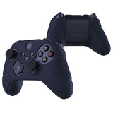 PlayVital Guardian Edition Midnight Blue Ergonomic Soft Anti-slip Controller Silicone Case Cover, Rubber Protector Skins with Black Joystick Caps for Xbox Series S and Xbox Series X Controller - HCX3003