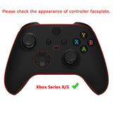 eXtremeRate Darkness Octopus Replacement Part Faceplate, Soft Touch Grip Housing Shell Case for Xbox Series S & Xbox Series X Controller Accessories - Controller NOT Included - FX3T146