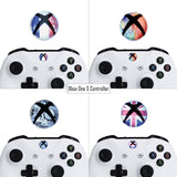 eXtremeRate 60 pcs Home Button Power Switch Stickers Skin Cover for Xbox One / One S /Xbox One X Console Kinect and Xbox One / One S / Xbox One X/Elite Controllers - XBLS001