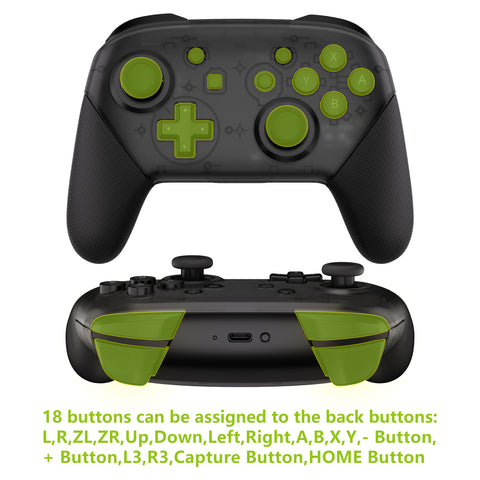 Remapped Gaming Controller eXtremeRate Remappable RISE4 Remap Kit for Nintendo Switch Pro Control ...