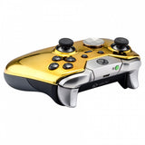 eXtremeRate New Custom Gold Remote Controller Top Shell for Xbox One Elite Model 1698-XOED001