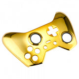 eXtremeRate New Custom Gold Remote Controller Top Shell for Xbox One Elite Model 1698-XOED001