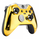 eXtremeRate New Custom Gold Remote Controller Top Shell for Xbox One Elite Model 1698-XOED001