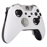 eXtremeRate White Custom Front Housing Shell for Xbox One Elite Controller Model 1698-XOEP002