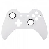eXtremeRate White Custom Front Housing Shell for Xbox One Elite Controller Model 1698-XOEP002