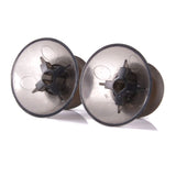 eXtremeRate Clear Black Custom Thumbsticks Joysticks Part For Microsoft Xbox one Controller - XOJ0115
