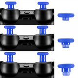 eXtremeRate Blue Removable Thumbstick Joystick Plastic Bottom for Xbox One for PS4 Controller - XOJ0128