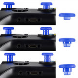 eXtremeRate Blue Removable Thumbstick Joystick Plastic Bottom for Xbox One for PS4 Controller - XOJ0128