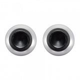 eXtremeRate 2 Pcs Custom Chrome Silver Repair Thumbsticks for Xbox One /Xbox One S /Xbox One X /Xbox One Elite Controller - XOJ0134