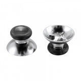 eXtremeRate 2 Pcs Custom Chrome Silver Repair Thumbsticks for Xbox One /Xbox One S /Xbox One X /Xbox One Elite Controller - XOJ0134
