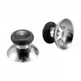 eXtremeRate 2 Pcs Custom Chrome Silver Repair Thumbsticks for Xbox One /Xbox One S /Xbox One X /Xbox One Elite Controller - XOJ0134