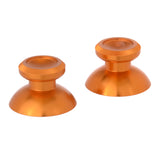 eXtremeRate Gold Metal Aluminium Thumbsticks Buttons Custom Parts For Xbox One Controller - XOJ0301