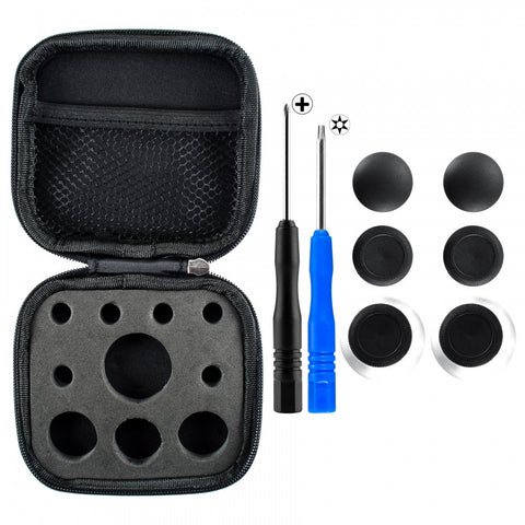 eXtremeRate Precision Metal Thumbstick Button Set for Custom Xbox One Elite PS4 Controller-XOJ2012