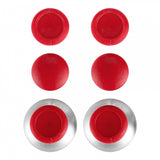 eXtremeRate Red Metal Magnetic Thumbsticks With Screwdrivers For Xbox One Elite PS4 Slim - XOJ2018