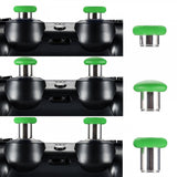 eXtremeRate Green Metal Magnetic Thumbsticks with Carry Case for Xbox One Elite PS4 Slim - XOJ2021