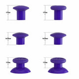 eXtremeRate ThumbsGear Interchangeable Ergonomic Thumbstick for Xbox Series X & S/Xbox One/Xbox One Elite/Xbox One S & X Controller with 3 Height Domed and Concave Grips Adjustable Joystick - Purple - XOJ2114