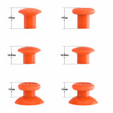 eXtremeRate ThumbsGear Interchangeable Ergonomic Thumbstick for Xbox Series X & S/Xbox One/Xbox One Elite/Xbox One S & X Controller with 3 Height Domed and Concave Grips Adjustable Joystick - Orange - XOJ2115