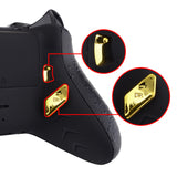 eXtremeRate Chrome Gold Glossy Replacement Redesigned Back Buttons HK3 HK4 Trigger lock K1 K2 Paddles for eXtremeRate Xbox One S X Controller LOFTY Remap & Trigger Stop Kit - XOMD0032