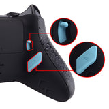 eXtremeRate Heaven Blue Soft Touch Grip Replacement Redesigned Back Buttons HK3 HK4 Trigger lock K1 K2 Paddles for eXtremeRate Xbox One S X Controller LOFTY Remap & Trigger Stop Kit - XOMD0038