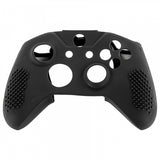 eXtremeRate Black Soft Silicone Rubber Protective Skin Case Cover for Xbox One X & One S Controller - XOQ027