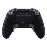 eXtremeRate Black Soft Anti-Slip Silicone Cover Skins, Controller Protective Case for New Xbox One Elite Series 2 -XOQ030