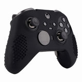 eXtremeRate Black Soft Anti-Slip Silicone Cover Skins, Controller Protective Case for New Xbox One Elite Series 2 -XOQ030