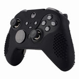 eXtremeRate Black Soft Anti-Slip Silicone Cover Skins, Controller Protective Case for New Xbox One Elite Series 2 -XOQ030