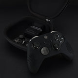 eXtremeRate Black Soft Anti-Slip Silicone Cover Skins, Controller Protective Case for New Xbox One Elite Series 2 -XOQ030