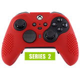 eXtremeRate Red Soft Anti-Slip Silicone Cover Skins, Controller Protective Case for New Xbox One Elite Series 2 - XOQ031