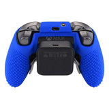 eXtremeRate Blue Soft Anti-Slip Silicone Cover Skins, Controller Protective Case for New Xbox One Elite Series 2 (Model 1797 and Core Model 1797) with Thumb Grips Analog Caps -XBOWP0047GC