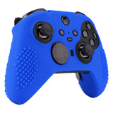 eXtremeRate Blue Soft Anti-Slip Silicone Cover Skins, Controller Protective Case for New Xbox One Elite Series 2 - XOQ032