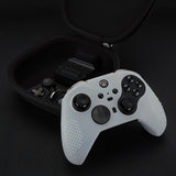 eXtremeRate Semi-Transparent Clear Soft Anti-Slip Silicone Cover Skins, Controller Protective Case for New Xbox One Elite Series 2 - XOQ033