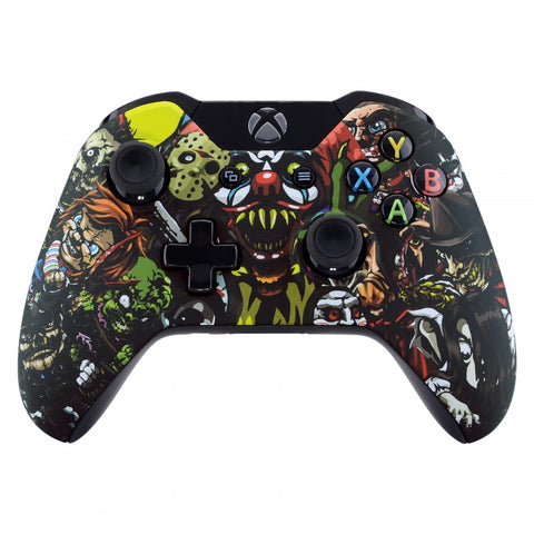 eXtremeRate Scary Party Face Plate Front Shell Custom Kits for Xbox One Controller - XOT050M