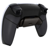 eXtremeRate Black Real Metal Buttons (RMB) Version RISE 2.0 Remap Kit for PS5 Controller with Black Rubberized Grip Back Shell, Upgraded Remappable Back Buttons Attachment for PS5 Controller - XPFJ7005