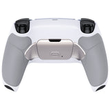 eXtremeRate Silver Real Metal Buttons (RMB) Version RISE 2.0 Remap Kit for PS5 Controller BDM-010/020 - Rubberized Gray - XPFJ7006