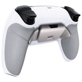 eXtremeRate Silver Real Metal Buttons (RMB) Version RISE 2.0 Remap Kit for PS5 Controller BDM-010/020 - Rubberized Gray - XPFJ7006